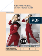 Conjuntos Deportivos para Mujer Algodón French Terry