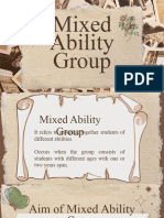 Mixed Ability Group