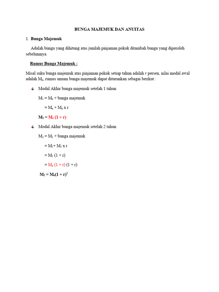 Bunga Majemuk Dan Anuitas Pdf