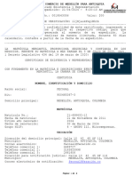 Certificado de Existencia y Representacion Legal 21 de Abril