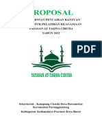 Proposal Pencairan Yayasan At-Taqwa Ciruda