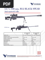 12.7 X 108 MM M12 Black Spear