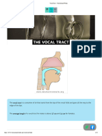 Vocal Tract - VoiceScienceWorks