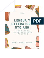 2do apunte 5to año. Lengua y Literatura