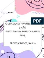 1er Apunte 2do año. Ciudadanía y Participación