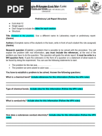 Post-Laboratory Report Writing Guide | PDF | Experiment | Data