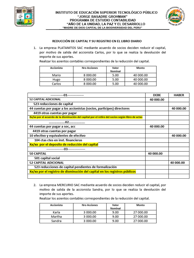 asientos-contables-de-reducci-n-de-capital-pdf-contabilidad-business