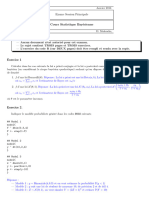 Examen Statistique Bayesienne Janvier 20