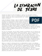 La Separación de Texas