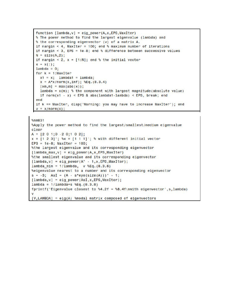 Power Method - MT | PDF