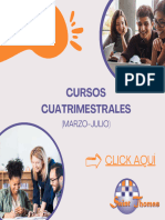 Cursos Cuatrimestrales -Solicitud de Inscripción