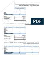 Cálculo de Horas Extras