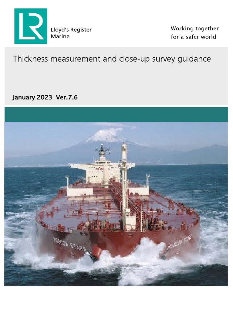 Thickness Measurement Survey Guide | PDF | Oil Tanker | Ships