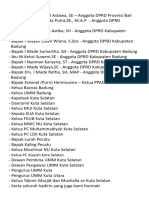 Daftar Undangan