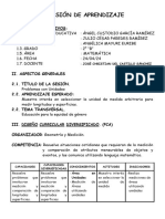 SESIÓN MATEMÁTICA UNIDADES ARBITRATRIAS