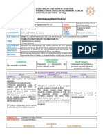 Planeación 2.2 Química 2019