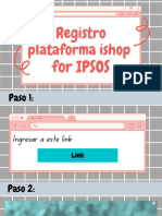 Registro plataforma ishop for IPSOS 2