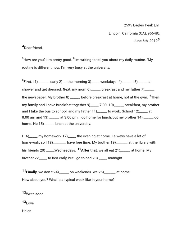 Daily Routine of a Busy Student | PDF