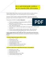 Crimes contra a administração pública