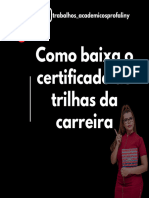 Como Emitir Certificado Trilhas Da Carreira