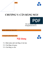 Chương V Cân bằng máy