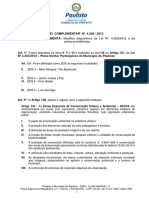 Lei Complementar Plano Diretor 4349 - 2013