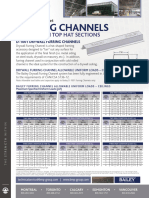 Furring Channels and Custom Top Hat Sections Technical Data Sheet Unlocked