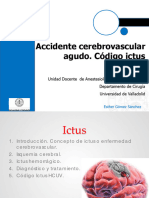 Accidente Cerebrovascular Agudo. Código Ictus