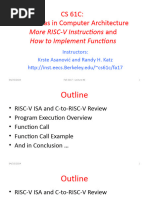 L06 RISCV Functions