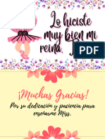 Tarjeta Horizontal de Felicitación Floral Ilustrado Blanco y Rosa 