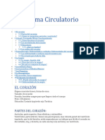 SISTEMA CIRCULATORIO y sus PARTES