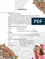 Proposal Lawu Plaza Fashion Week - 16 Oktober 2022