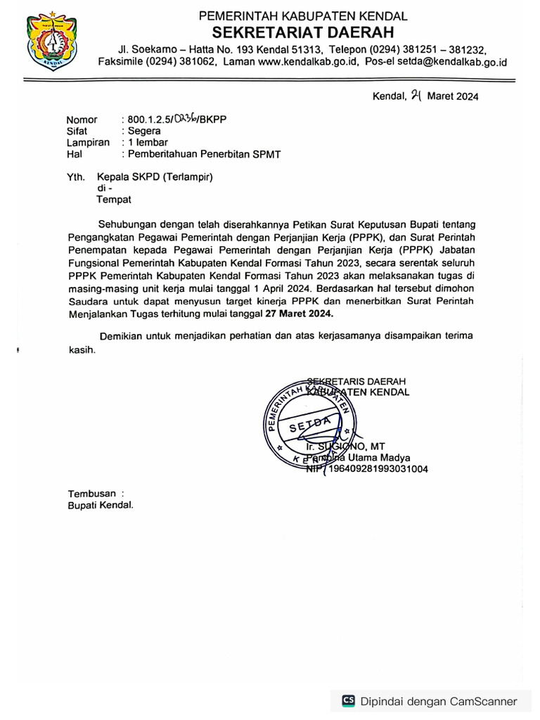 Panduan wajib download! Cara ambil SPMT dan PK PPPK paruh waktu di aplikasi Rumah ASN BKD Jatim