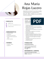 CV Ana Maria Rojas Lucero