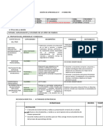 Sesión de Aprendizaje Iv Bimestre 3ro 21 de Noviembre A 02 de Diciembre