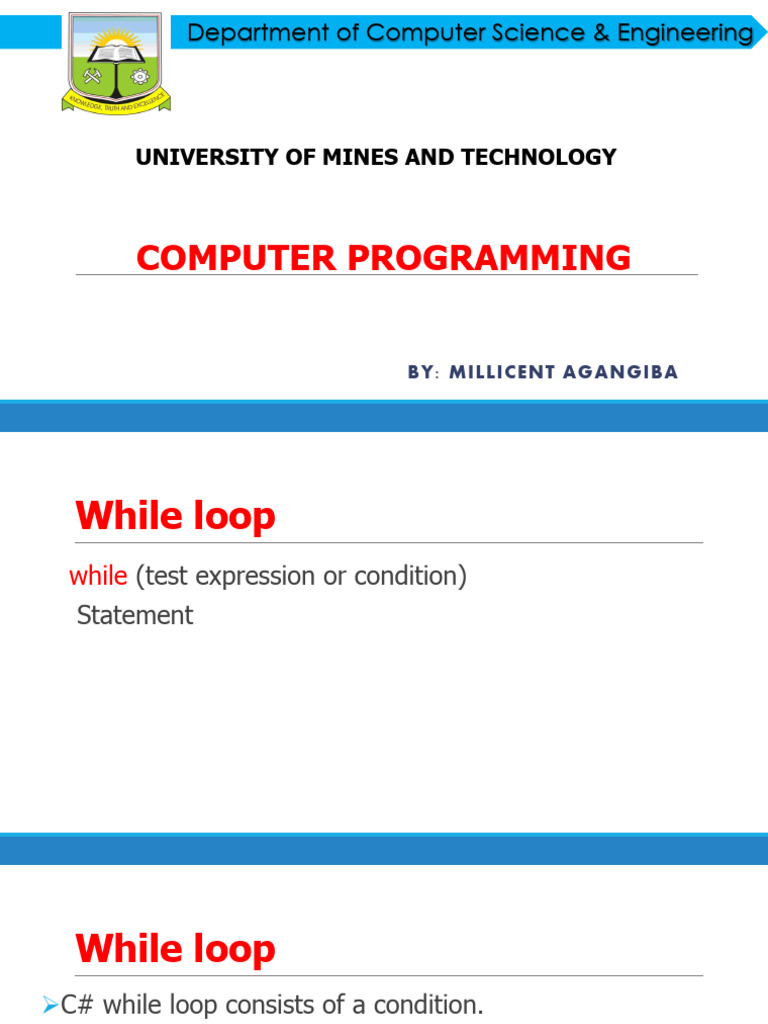 C# Loop Structures Explained | PDF