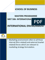 TOPIC 2 - The International Environment