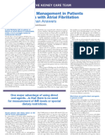 Anticoagulation Management in Patients On Hemodialysis