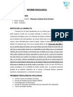 Informe Psicologico