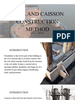 Well and Caisson Construction Method