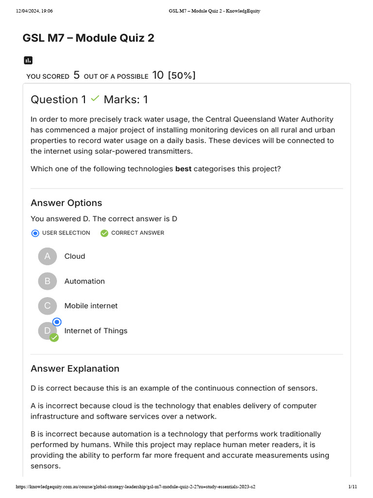 Gsl m7 module quiz 2 download free pdf disruptive innovation