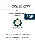 Nilai-Nilai Pendidikan Tasawuf Perspektif KH Djamaluddin Ahmad