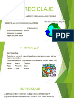 EL RECICLAJE exposición 