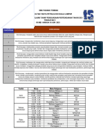 Jadual Pentaksiran PBD T5 2021