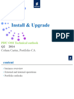 Install & Upgrade PDU OSS Technical Outlook Q2