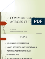 Pertemuan 5 Communicating Across Cultures