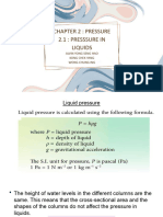 2.1 Liquid in Pressure