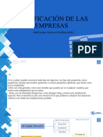 Clasificación de Las Empresas