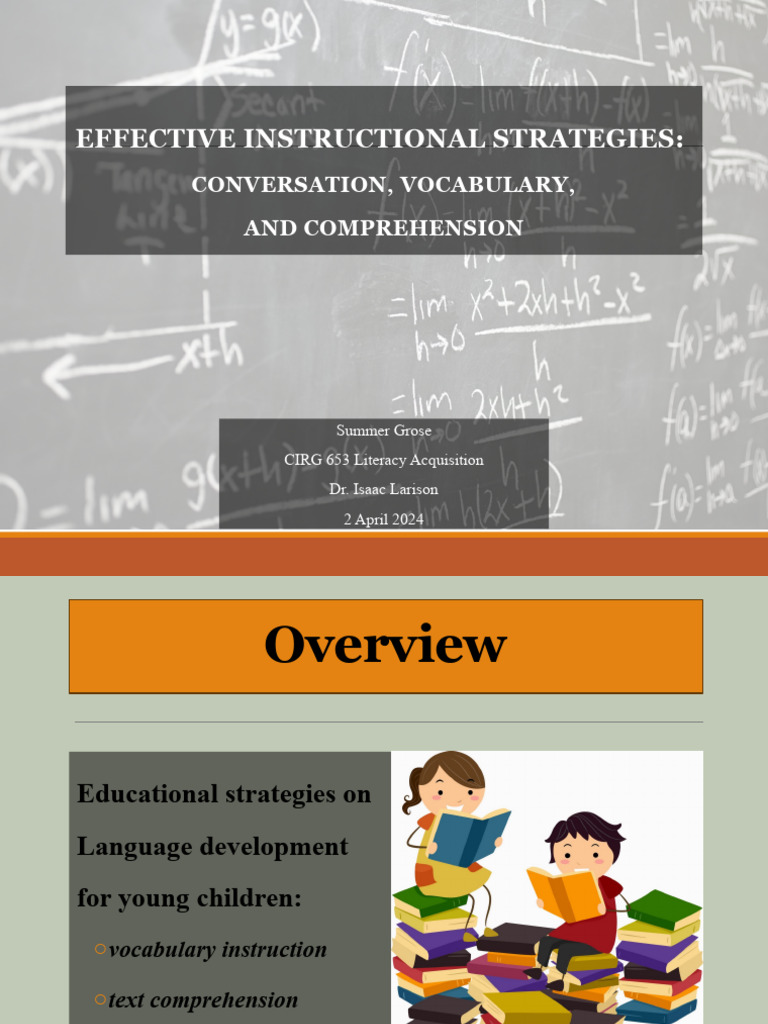 Language Development Strategies for Kids | PDF | Reading Comprehension ...