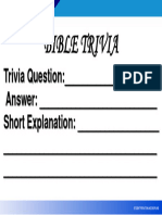 Trivia Template